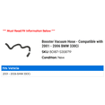 thumbnail image 2 of Booster Vacuum Hose - Compatible with 2001 - 2006 BMW 330Ci 2002 2003 2004 2005, 2 of 2