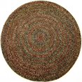 thumbnail image 1 of Rhody SO35R096X096 Tapis Sophia 8 Pi Multicolore Tapis Tressé Rond Intérieur-Extérieur&44; Brun, 1 of 1