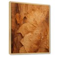 thumbnail image 2 of Designart "Essence of Tree Bark in Brown I" Landscapes Framed Wall Art - Country Brown Tree Bedroom Framed Canvas Wall Art, 2 of 6