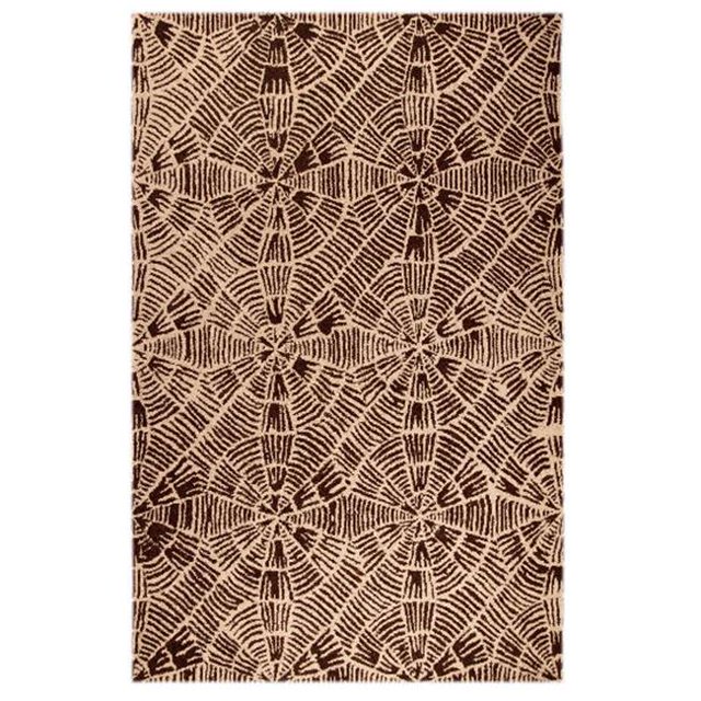 M A Trading NOVLABBRO052076 Nova 2022 5.17 ft. x 7.5 ft. Hand Tufted Rug - Beige-Brown