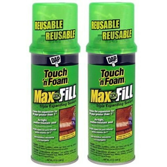 Touch 'n Foam 4001031212 MaxFill Maximum Expanding Sealant 2, 12oz.