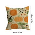 thumbnail image 3 of Guanhe Fall Pillow Covers 18x18 Inch Autumn Thanksgiving Orange Pumpkin Plaid Throw Pillow Covers Fall Rustic Farmhouse Pillowcases for Couch Home Decor, 3 of 8