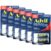 Advil Coated Tablets Pain Reliever and Fever Reducer, Ibuprofen 200mg, 2 x 10 Count Vials Travel Size Pack of 6 (12 vials total)