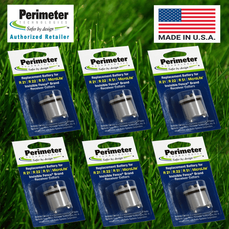 6 Pack Perimeter IFA-001 Batteries For Invisible Fence Dog Collar R21 R22 R51