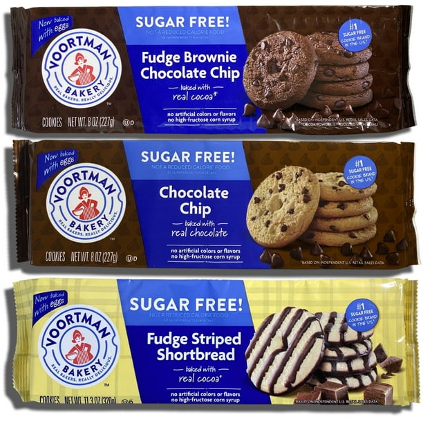 Sugar Free Wafers and Cookies by Voortman Fudge Brownie, Fudge