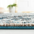 thumbnail image 4 of SAFAVIEH Vintage Hamadan Kiaran Medallion Area Rug, Blue/Ivory, 5'3" x 7'6", 4 of 7