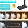 thumbnail image 2 of Desk Lamp Led With Wireless Charging, Usb Charging Connection, Office Lamp, Table Lamp, Eye-friendly Led Dimmable - Snngv, 2 of 5