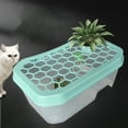 thumbnail image 2 of Mini Premium Turtle Tank With Basking Ramp Platform Multi-area Design Tortoise Habitat Aquarium Tools, 2 of 8
