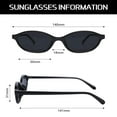 thumbnail image 4 of Gafas de sol GUVIVI Retro Ovaladas Cat Eye 90s para mujer UV400, 4 of 9