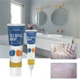 thumbnail image 6 of Tile Grout Repair Kit - White Grout Filler, Triple Protection, Fast Drying Formula Restores and Renews Grout Lines with Scraper (White, 20 ml), 6 of 8