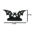 thumbnail image 3 of Lunaeca Gothic Lunar Moon Phases Cutout Winged Vampire Bat Votive Candle Holder, 3 of 10