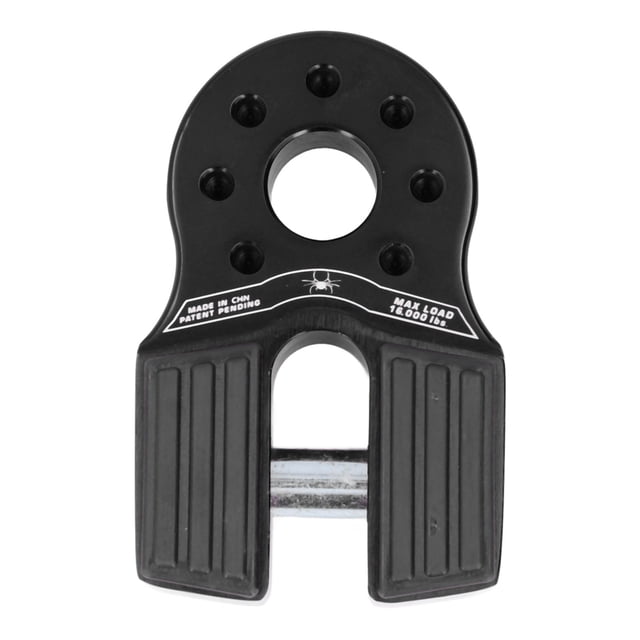 Flat Towing Hook Mount, Winch Shackle Connector Anti Wear Rust Proof 16000lb Loading Universal For Trucks For UTV For Pickup Red,Black