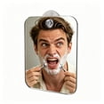 thumbnail image 3 of FHLFN717 Anti-Fog Shower Mirror, Fogless Bathroom Shaving Mirror with Handheld Option for Men and Women, Hanging Shower Mirror, 3 of 8