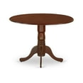 thumbnail image 2 of East West Furniture Dublin 3-piece Traditional Wood Dining Set in Mahogany, 2 of 4