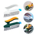 thumbnail image 3 of 2 cepillos de fregar con mango ergonómico y cerdas rígidas y flexibles, resistentes, para baño, ducha y lavabo., 3 of 7