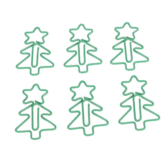 Cool Paper Clips,100Pcs Fancy Paperclips Christmas Small Paper Clips Cute Planner Clips Innovative Solution
