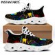 thumbnail image 1 of Zapatos casuales para mujer, zapatillas dentales divertidas con diseño de marca de dentista, zapatillas transpirables con cordones, calzado plano para mujer, 1 of 6