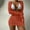 B_ Orange, variant on UTSJKR 2026 Flattering 3 Piece Fishnet Dress Cover Up Bikini Set Vacation Outfits Long Sleeve Sheer Beach Swimwear Beachwear Red L