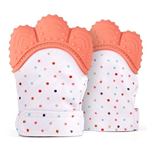 Baby Teething Mittens Self-Soothing Pain Relief Mitt, Stimulating