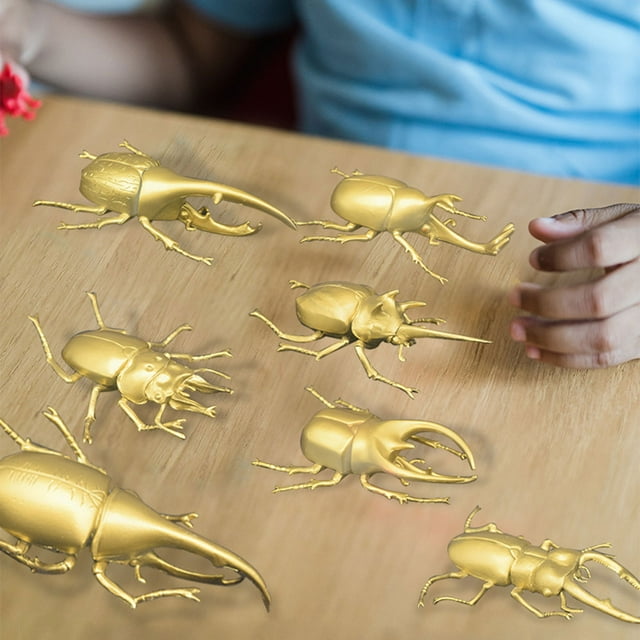 Mini Bugs Figure, 12PCS Or Fine Fabrication Insectes Jouet Mis en Plastique PVC pour l'Éducation des Enfants Précoce