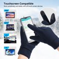 thumbnail image 2 of OZERO Mens & Womens Winter Gloves Polar Fleece Snow Gloves with Elastic Cuff Heather Gray, 2 of 7