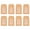 Khaki, variant on Qumonin Kraft Coin Envelopes w/ Clear Window - 25 Pcs