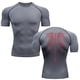 thumbnail image 5 of Camiseta de compresión Y2K para hombre, camiseta deportiva con esqueleto para gimnasio y correr, camisetas Rashgard, camiseta de manga corta de secado rápido para hombre, 5 of 5