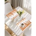 thumbnail image 5 of Orange Eucalyptus Leaves Placemats Set of 12, Watercolor Spring Summer Botanical Placemats for Dining Table, Place Mats for Kitchen Tabletop, Waterproof Wipeable Dining Table Mats Set, 5 of 9