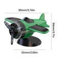 thumbnail image 3 of SSZMDLB under $5 2Pcs Solar Car Airplane Decor, Solar Powered Airplane Car Decoration, Rotating Aircraft Dashboard Ornament, Dynamic Movement with Vehicle Motion, Quiet Propeller, 3 of 9