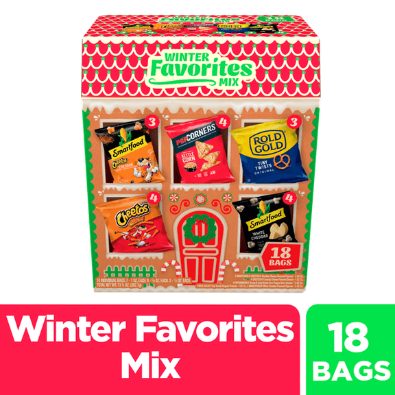 Frito-Lay Variety Pack Snacks Winter Favorites Mix, 18 Count