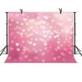 thumbnail image 1 of EREHome Tissu Polyester 7x5ft Coeur Forme Modèle Photographie Fond Amour Studio Fond Accessoires, 1 of 2