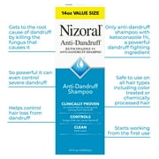 Nizoral Anti-Dandruff Shampoo, 14 Oz + Deep Moisturizing Conditioner, 9.4 Oz Bundle