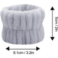 thumbnail image 2 of 2 Pcs Spa Wrist Washband, Wrist Wash Towel Band, Absorbent Wristbands Wrist Sweatband Prevent Liquid from Spilling Down Your Arms for Women and Girls, 2 of 5