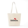 thumbnail image 6 of CafePress - I Love My Grandma Tote Bag - Unisex Canvas Tote Bag, Beige, 1-Piece, 6 of 7
