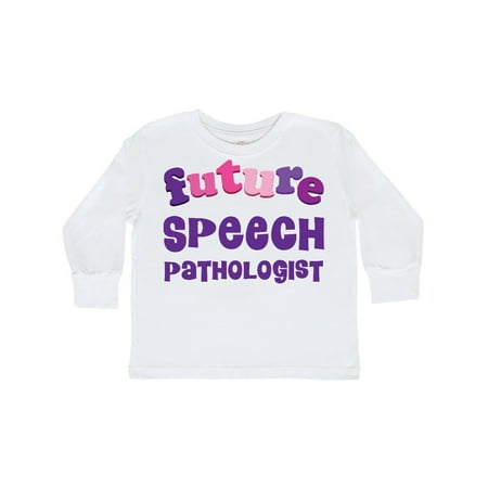 

Inktastic Future Speech Pathologist Gift Toddler Boy or Toddler Girl Long Sleeve T-Shirt