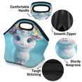 thumbnail image 4 of Herdesigns Cute Sheep Insulated Lunch Bag Neoprene Lunch Box for Women Men Soft Cooler Bag Animal Washable Lunch Tote for Work Outdoor Picnic, 4 of 7