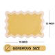 thumbnail image 5 of 4-piece set of placemats, 13 x 19 inch cotton table mat, washable and heat-resistant table mat, used for table decoration, Bohemian placemat (beige border), 5 of 5