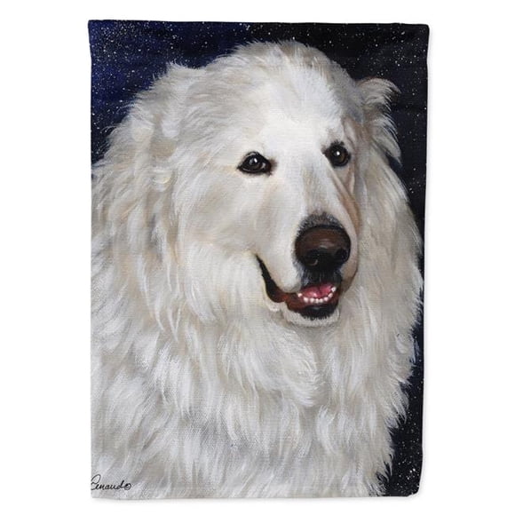 Carolines Treasures PPP3104CHF 28 x 0.01 x 40 in. Great Pyrenees Meisha Canvas House Flag