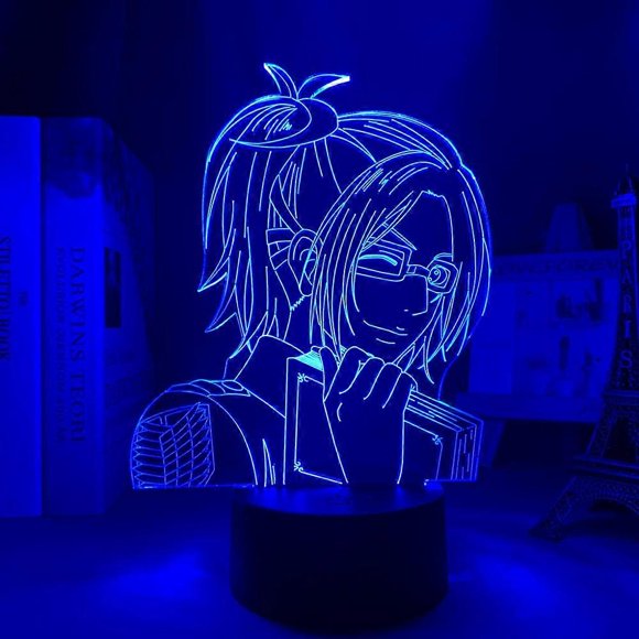 3D Night Light Anime 3D Light Attack On Titan Hange Zoe Lamp for Home Decor Birthday Gift Manga Attack On Titan LED Night Lamp Hange Zoe