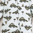 thumbnail image 5 of KPOPLK Sleep n Play Footed Pajamas for Baby Boys Newborn Sung Fit One Piece Pjs 0 3 6 9 12 Months Fall Winter Infant Bodysuit Footed Clothes Size 6-12 Months, 5 of 5