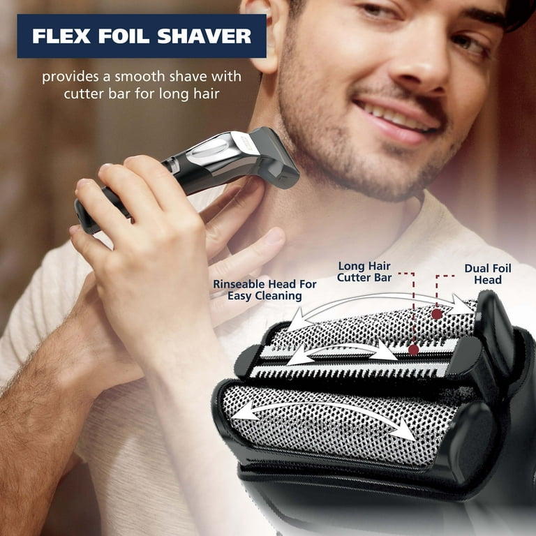 Free Shipping! Wahl Bald N Shave Rechargeable T-Blade Trimmer for