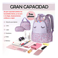 thumbnail image 3 of Mochila Para Niñas Kit 3piezas Con Lonchera Y Lapicera, Para Escolar Viaje Xtellar rosa, 3 of 3