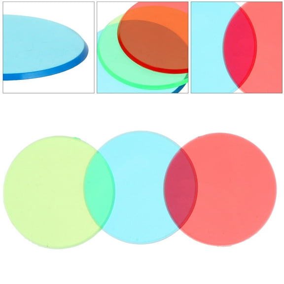 BESTYASH Lighting Filter Set, Assorted Colors, 6 Pieces for Photography and Video Lighting Effects