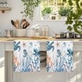 thumbnail image 4 of Blue Turtle Coastal Kitchen Towels Set of 4, Octopus Summer Beach Coral Starfish Absorbent Dish Towels for Kitchen, Microfiber Hand Towel, Quick Drying Tea Towel for Cleaning Decorative Dishcloths, 4 of 7