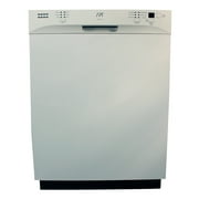 Sunpentown Energy Star 24″ Built-In Stainless Steel Tall Tub Dishwasher with Heated Drying, White SD-6501W