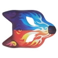 thumbnail image 3 of Máscara de zorro de fiesta de carnaval, máscara de animal de mascarada, máscara de zorro estampada de cuero, máscaras de animales geniales para llevar en la fiesta, 3 of 5