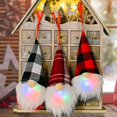 thumbnail image 4 of De Gnomos Con Luz Led Navidad Santa Elf Adornos De Mesa De Felpa Colgantes Colgantes Decoración Nórdica De Navidad Eigraketly HA040839-06, 4 of 6
