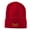 Red, variant on Happy Halloween Boo Embroidered Long Beanie - Grey OSFM