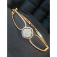 thumbnail image 4 of 1.12 Carats Marquise Princess Round Diamonds Statement Halo Bracelet In Hallmark 14K Rose Gold, 4 of 13
