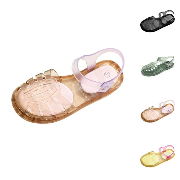 Jelly Mesh Ballet Ballerina For Women Adult Hollow Jelly Clear Sandals Beach Ballet Low Heel Comfortable Summer Beach Jelly Shoes